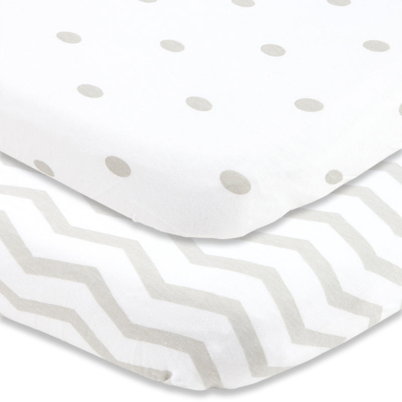 Polka dot crib clearance sheet